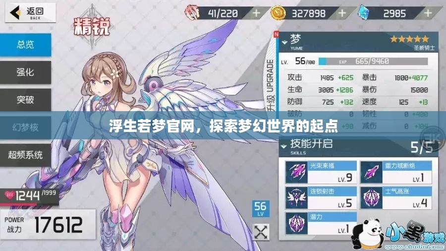 浮生若梦官网，探索梦幻世界的起点