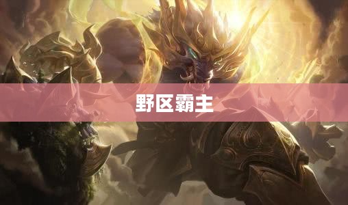 LOL狼人打野,野区霸主的无畏之道 LOL狼人打野,野区霸主的无畏之道