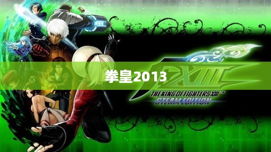 拳皇2013,热血格斗的巅峰之作 拳皇2013,热血格斗的巅峰之作