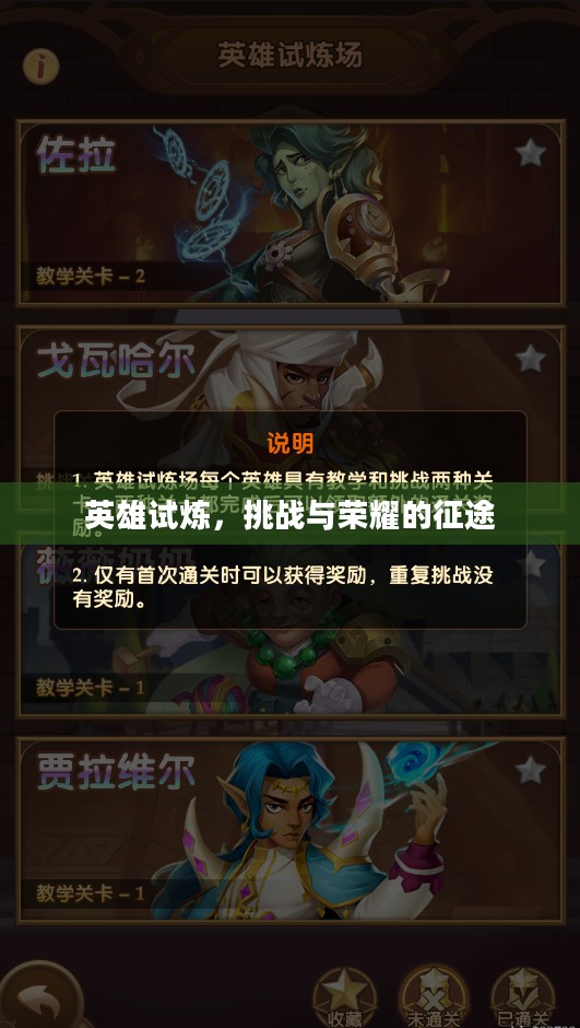英雄试炼,挑战与荣耀的征途 英雄试炼,挑战与荣耀的征途