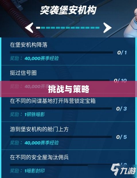 日常任务，挑战与策略