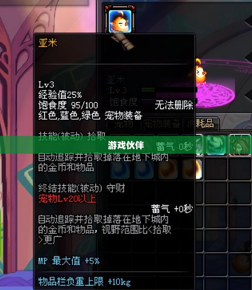 DNF宠物玛巴斯,神秘而强大的游戏伙伴 DNF宠物玛巴斯,神秘而强大的游戏伙伴