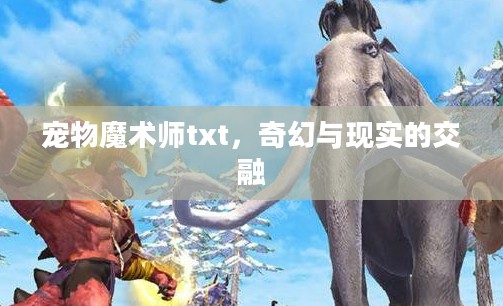 宠物魔术师txt，奇幻与现实的交融