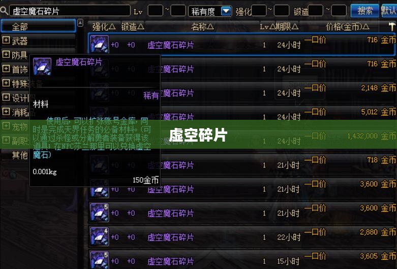 虚空碎片，探索7与0的奥秘