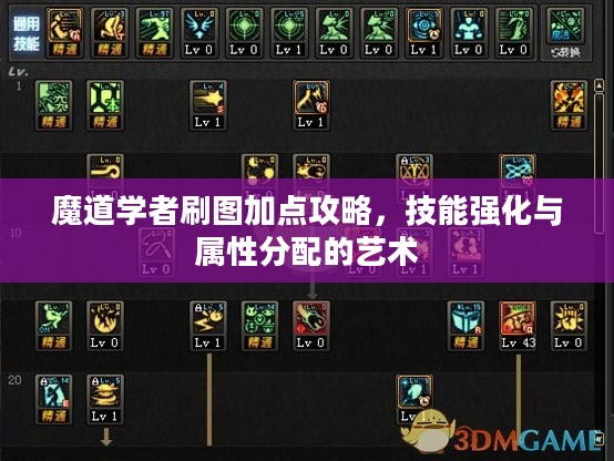 魔道学者刷图加点攻略,技能强化与属性分配的艺术 魔道学者刷图加点攻略,技能强化与属性分配的艺术