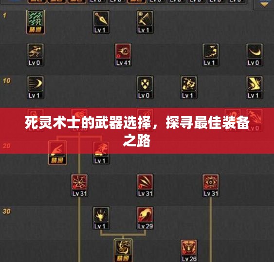 死灵术士的武器选择，探寻最佳装备之路