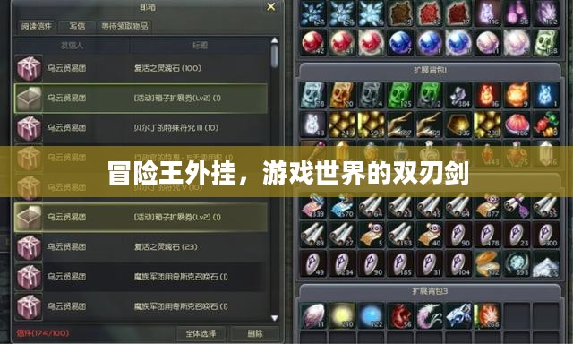 冒险王外挂，游戏世界的双刃剑