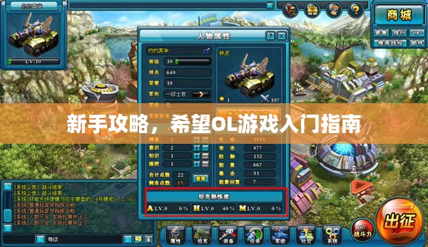 新手攻略，希望OL游戏入门指南