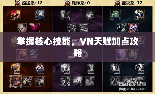 掌握核心技能，VN天赋加点攻略