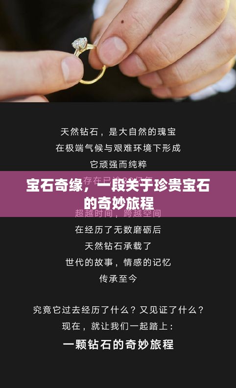 宝石奇缘，一段关于珍贵宝石的奇妙旅程