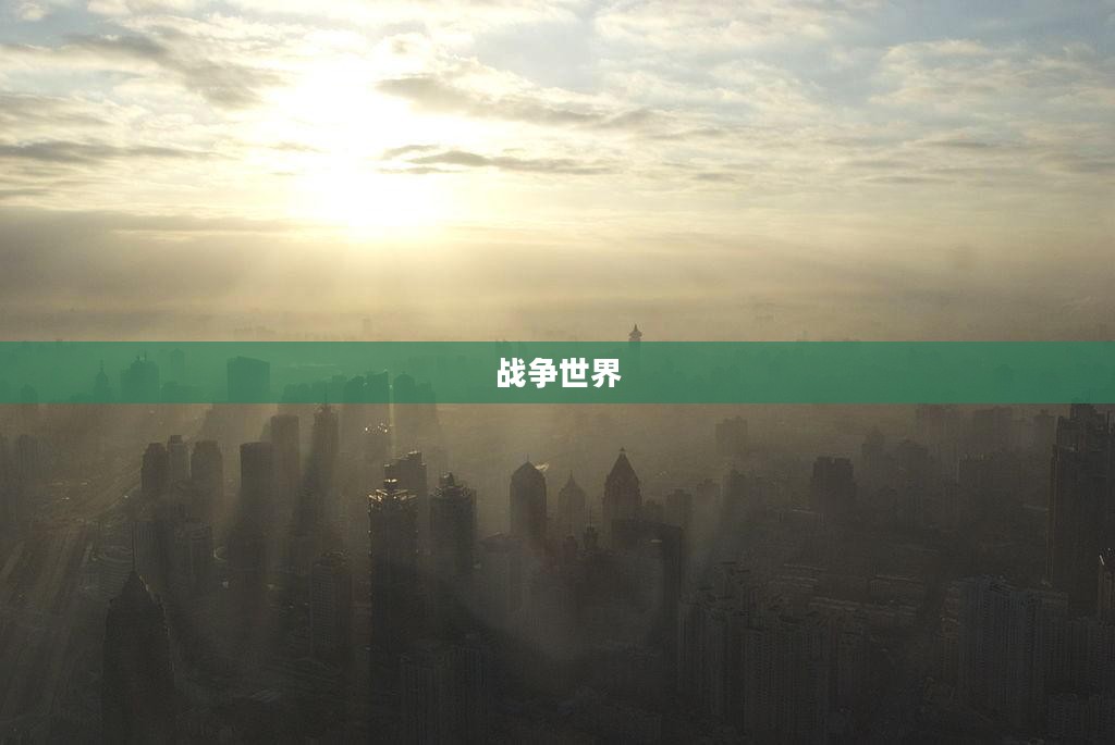 战争世界,探索、反思与前行 战争世界,探索、反思与前行