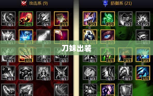 刀妹出装，打造无敌战斗力的装备组合