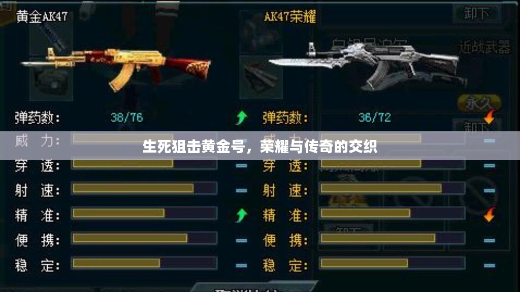 生死狙击黄金号,荣耀与传奇的交织 生死狙击黄金号,荣耀与传奇的交织