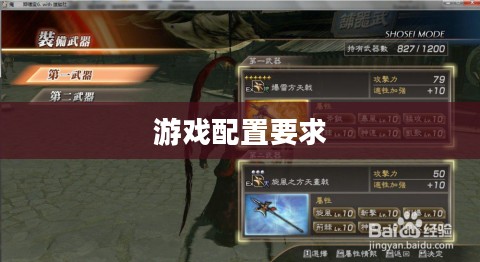 真三国无双3游戏配置要求全面解析