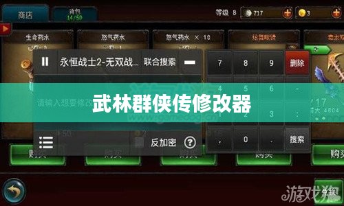 武林群侠传修改器深度解析与探索 武林群侠传修改器深度解析与探索