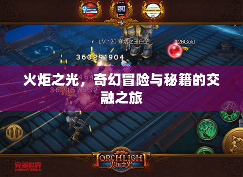 火炬之光,奇幻冒险与秘籍的交融之旅 火炬之光,奇幻冒险与秘籍的交融之旅