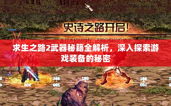 求生之路2武器秘籍全解析，深入探索游戏装备的秘密