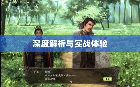 三国志12简体中文版深度解析与实战体验分享
