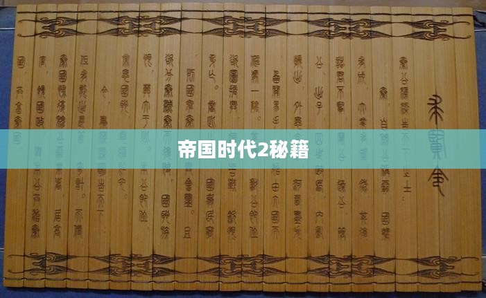 帝国时代2秘籍大全，无尽的游戏秘籍与策略探索