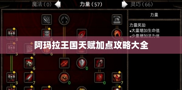 阿玛拉王国天赋加点攻略大全
