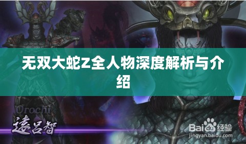 无双大蛇Z全人物深度解析与介绍