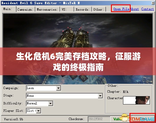 生化危机6完美存档攻略,征服游戏的终极指南 生化危机6完美存档攻略,征服游戏的终极指南