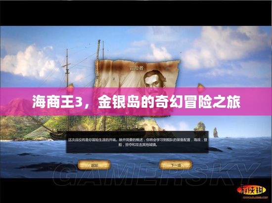 海商王3，金银岛的奇幻冒险之旅