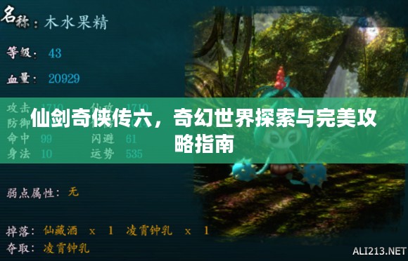 仙剑奇侠传六，奇幻世界探索与完美攻略指南