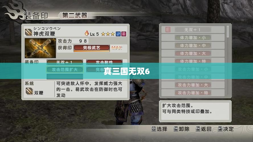 重温经典,体验无双风采——真三国无双6单机版游戏攻略 重温经典,体验无双风采——真三国无双6单机版游戏攻略
