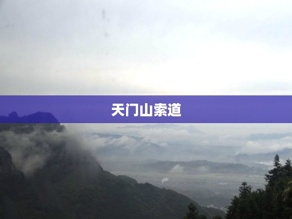 天门山索道，壮丽之旅，穿越自然之门的探险