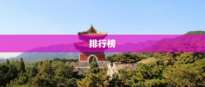 邯郸旅游景点排行榜大全 邯郸旅游景点排行榜大全