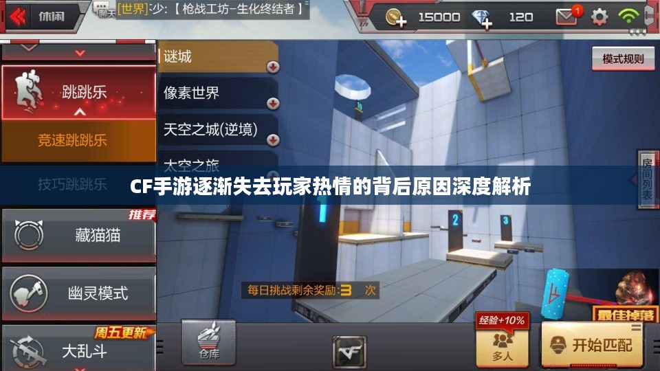 CF手游逐渐失去玩家热情的背后原因深度解析