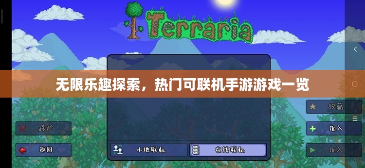 无限乐趣探索，热门可联机手游游戏一览