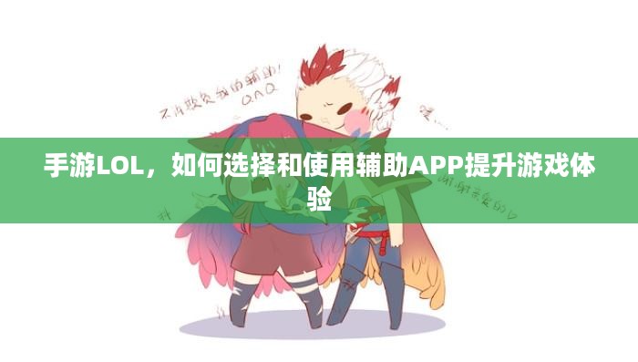 手游LOL，如何选择和使用辅助APP提升游戏体验