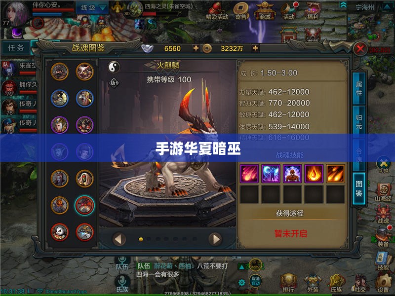 手游华夏暗巫强吗,深度解析暗巫角色在游戏中的定位与实力 手游华夏暗巫强吗,深度解析暗巫角色在游戏中的定位与实力