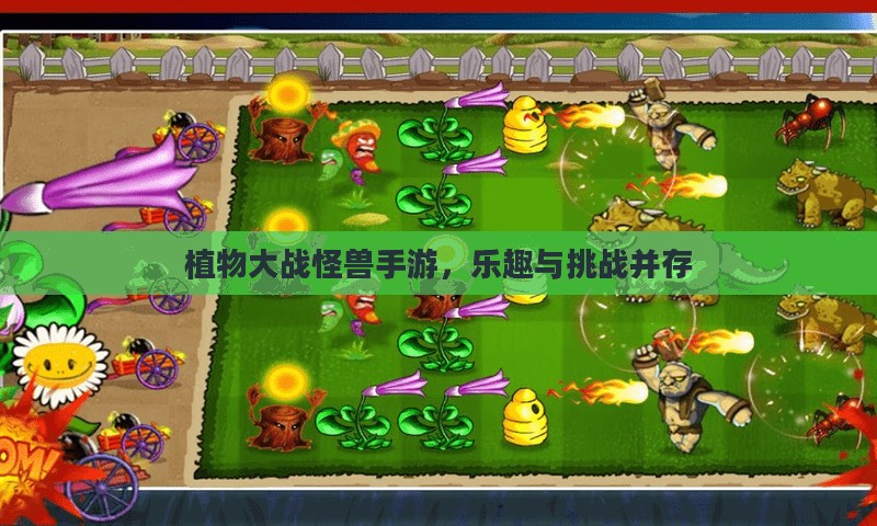 植物大战怪兽手游，乐趣与挑战并存