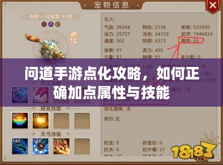 问道手游点化攻略，如何正确加点属性与技能