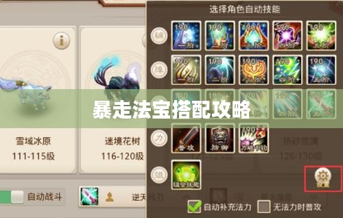 问道手游暴走法宝搭配攻略 问道手游暴走法宝搭配攻略