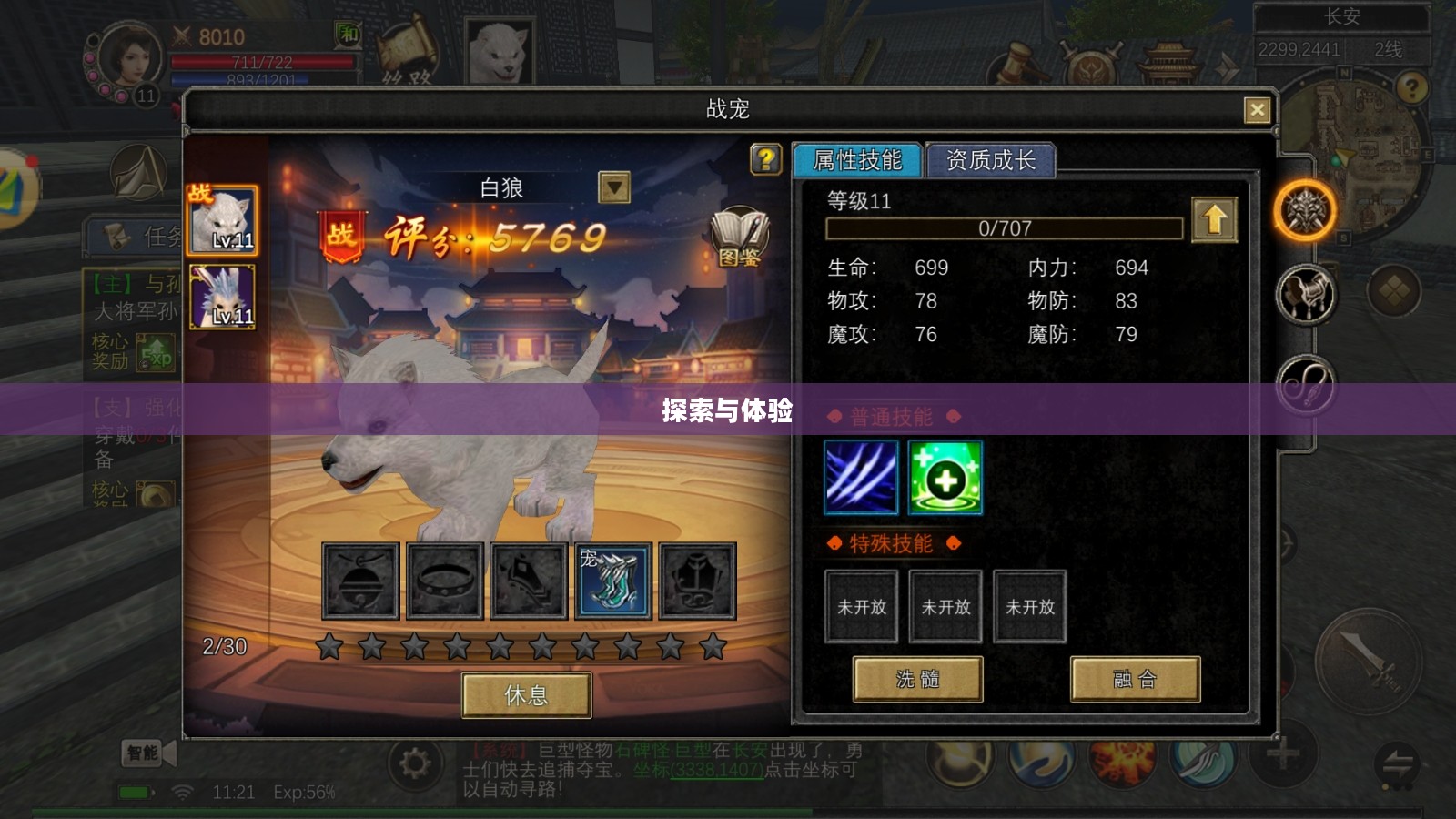 手游中宠物购买系统，探索与体验