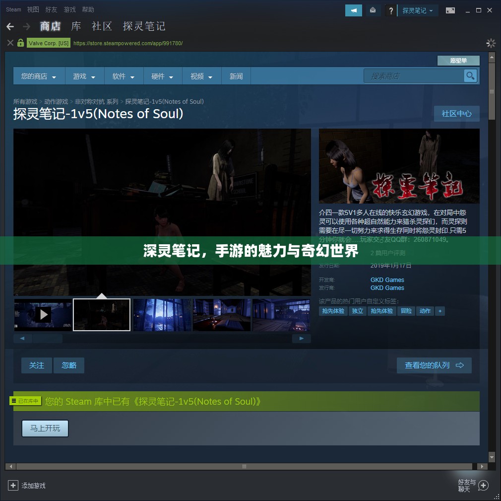 深灵笔记，手游的魅力与奇幻世界