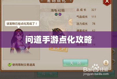 问道手游点化攻略，如何巧妙加点化属性