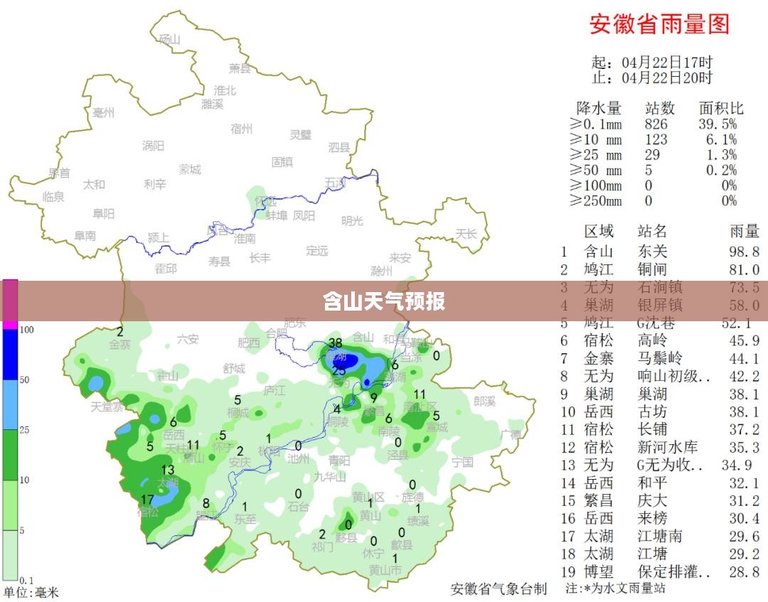 含山未来24小时天气预报详解