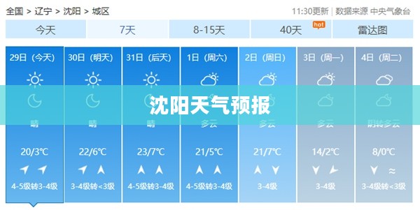 沈阳天气预报，气象变化详解及应对指南