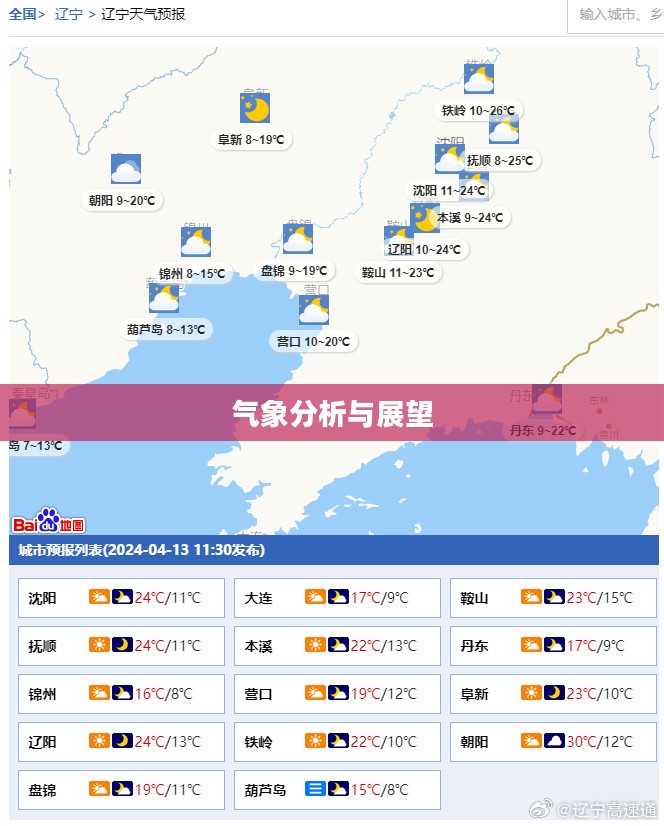 辽阳未来四十五天天气预报详解，气象分析与展望