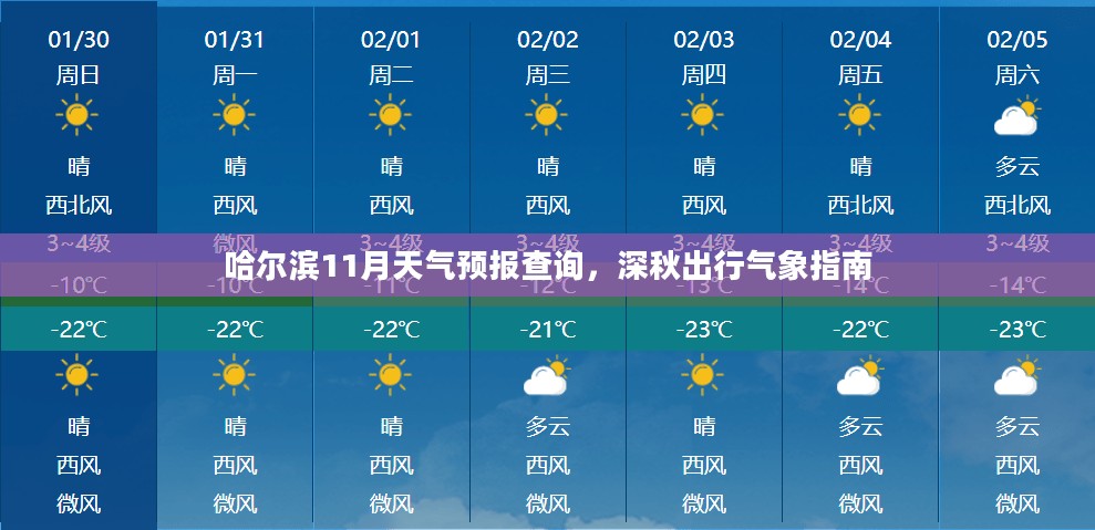 哈尔滨11月天气预报查询，深秋出行气象指南
