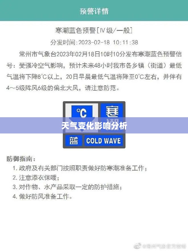 常州一周天气预报详解，天气变化及其影响分析