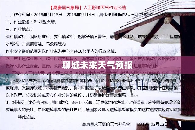 聊城未来40天天气预报，气象预测与日常生活的紧密关联
