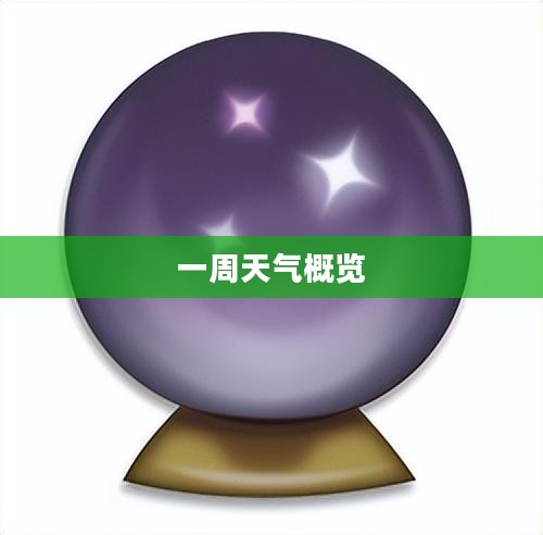 未来一周天气概览预测报告