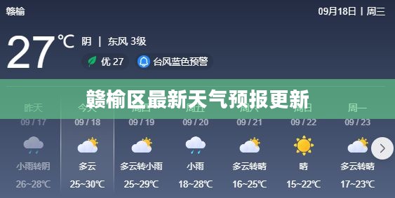 赣榆区最新天气预报更新