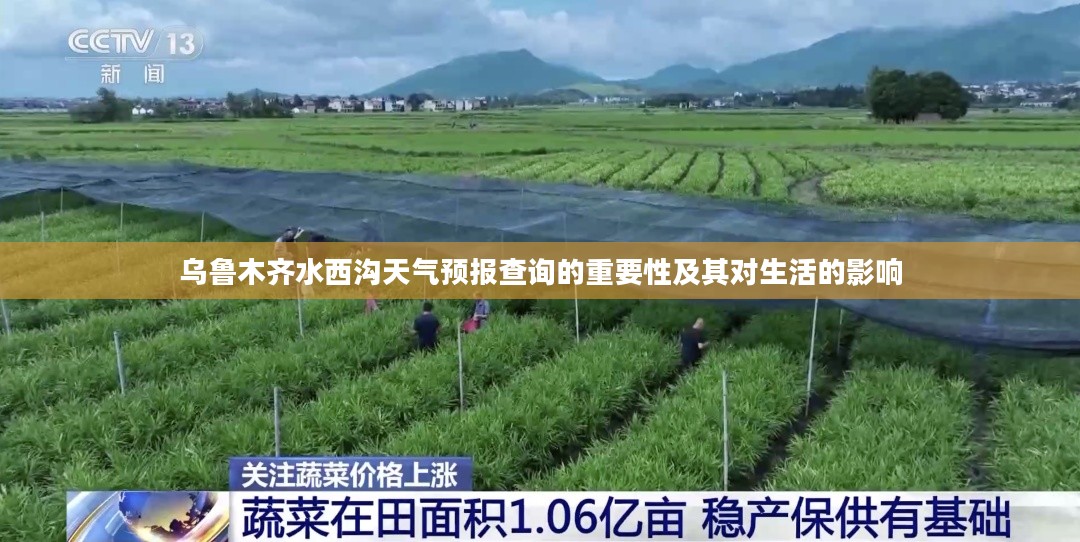 乌鲁木齐水西沟天气预报查询的重要性及其对生活的影响